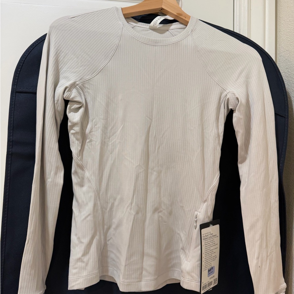 Lululemon It’s Rulu Run Ribbed Long Sleeve VPOR